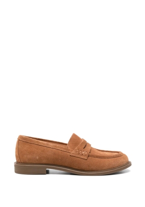 SERGIO MORETTI FIRENZE penny-slot loafers - Brown