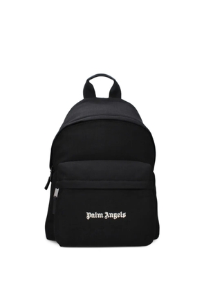 Palm Angels logo-print backpack - Black