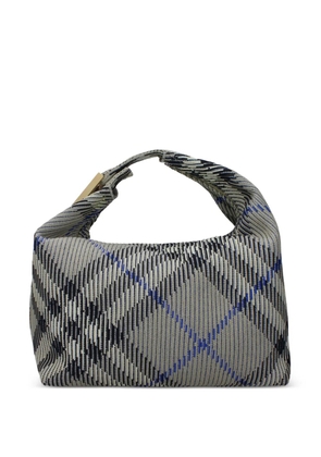 Burberry plaid-pattern tote bag - Green