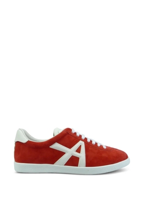 Aquazzura lace-up A-motif sneakers - Red
