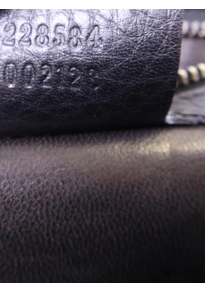 Gucci Pre-Owned pebbled leather shoulder bag - Black