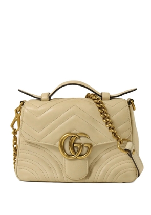 Gucci Pre-Owned GG Marmont chain shoulder bag - White