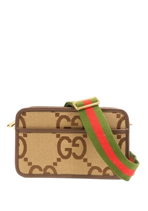 Gucci Pre-Owned mini Jumbo GG shoulder bag - Brown