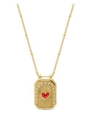 Nialaya Jewelry heart-cut pendant necklace - Gold