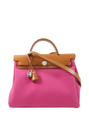 Hermès Pre-Owned 2020 31 Herbag Zip shoulder bag - Pink
