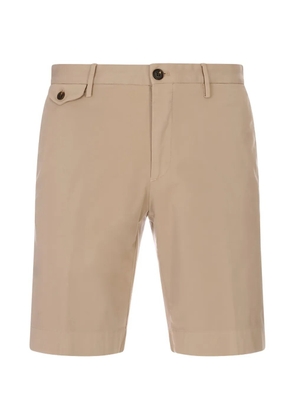 Incotex button-up chino shorts - Neutrals