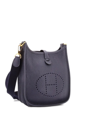 Hermès Pre-Owned Evelyne Bag Gen III Clemence TPM crossbody bag - Blue