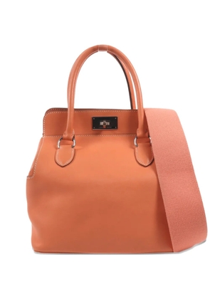 Hermès Pre-Owned 2013 20 Toolbox Swift leather tote bag - Orange