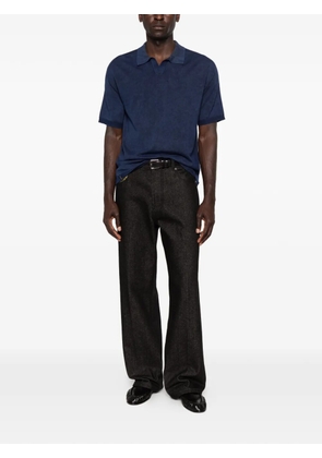 AROVESCIO Derby knitted T-shirt - Blue