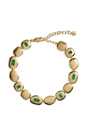 Monica Vinader Gemdrop Mosaic onyx bracelet - Gold