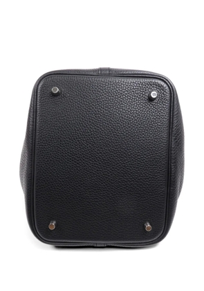 Hermès Pre-Owned MM Picotin Clemence-leather tote bag - Black