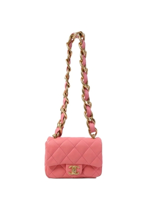 CHANEL Pre-Owned mini Matelasse CC turn-lock shoulder bag - Pink