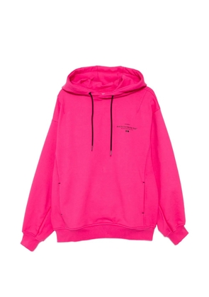 SONGZIO x ASSC logo-print hoodie - Pink