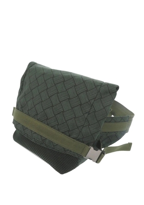 Bottega Veneta Pre-Owned 2012-2026 Nylon and Mesh Intrecciato belt bag - Green