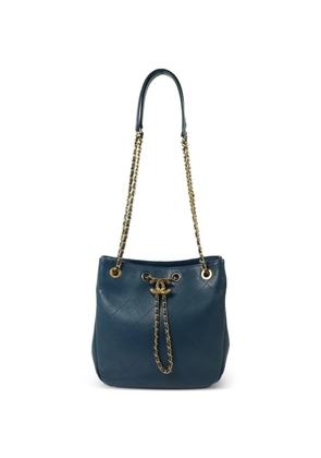 CHANEL Pre-Owned Interlocking CC shoulder bag - Blue