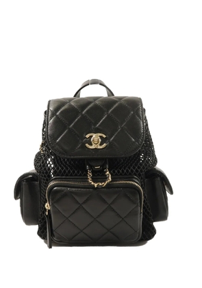 CHANEL Pre-Owned Duma leather backpack - Black
