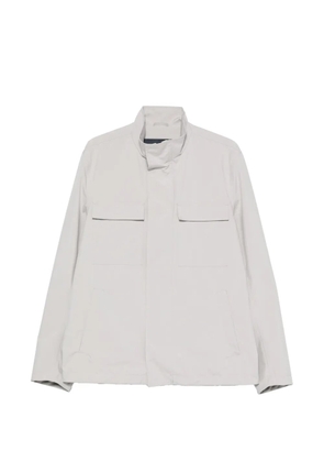 Herno high-neck chest-pocket jacket - Grey