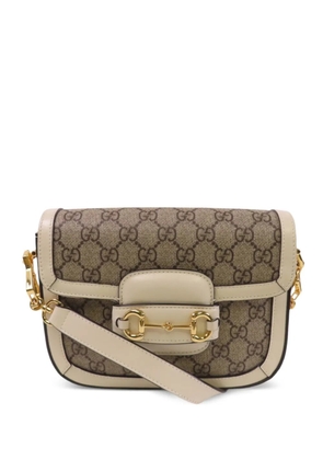 Gucci Pre-Owned GG Horsebit 1955 crossbody bag - Neutrals