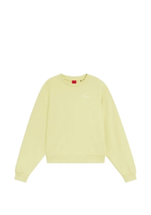 HUGO embroidered-logo sweatshirt - Green