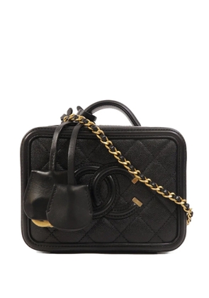 CHANEL Pre-Owned CC Vanity Case calfskin tote bag - Black