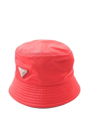 Prada Pre-Owned 2000s logo bucket hat - Red