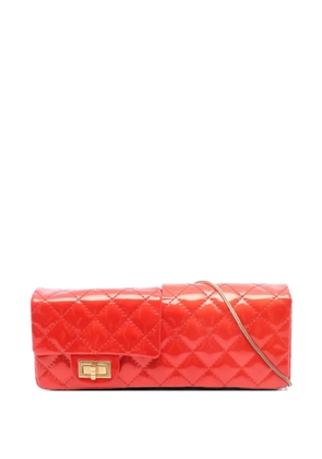 CHANEL Pre-Owned 2008-2009 2.55 matelassé clutch bag - Red