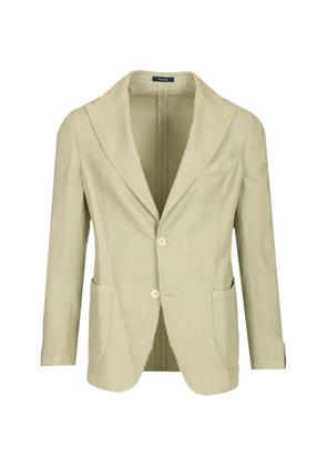 Guarinucci single-breasted patch-pocket blazer - Green