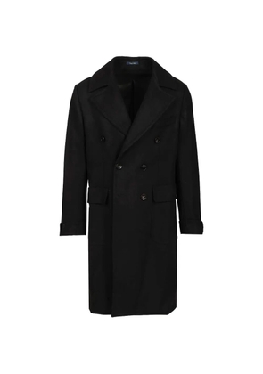 Guarinucci Ulster double-breasted coat - Black