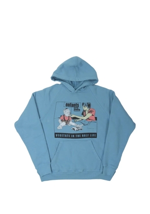 Enfants Riches Déprimés Half Life graphic-print hoodie - Blue