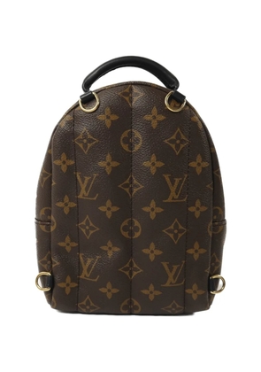 Louis Vuitton Pre-Owned mini Palm Spring monogram-pattern backpack - Brown
