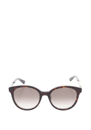 Gucci Pre-Owned 2020s round-frame sunglasses - Brown