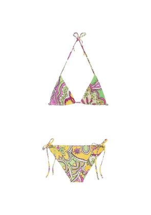 MALIPARMI paisley tie bikini - Green
