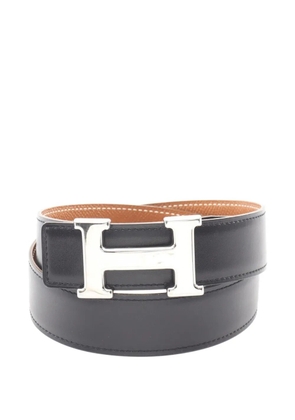 Hermès Pre-Owned 1997 Constance H-belt reversible belt - Black