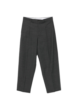 LC23 pleated straight-leg trousers - Grey