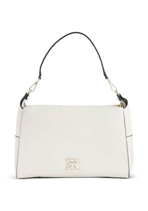 Ermanno Scervino logo-plaque clutch bag - Neutrals