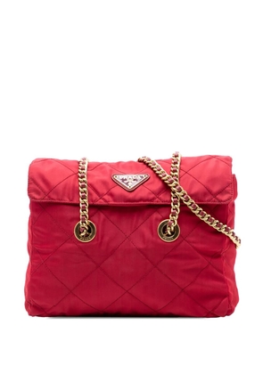 Prada Pre-Owned 2000-2013 Impuntu Tessuto Chain shoulder bag - Red