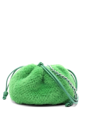 Loewe Pre-Owned 2020s Flamenco Perth chain shoulder bag - Green