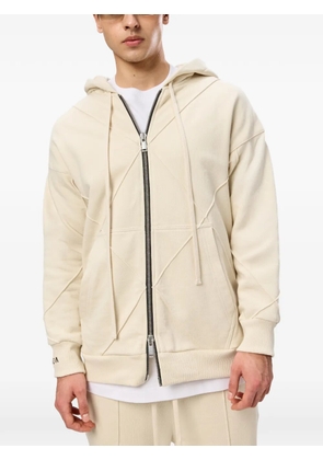 HAMZA Crudo V2 panelled hoodie - Neutrals