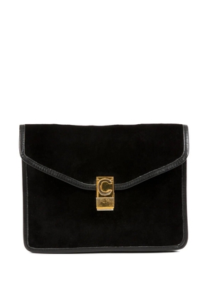Celine Pre-Owned 1970s C logo clutch bag - Black