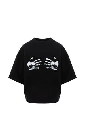 HAMZA Hands Bra print T-shirt - Black