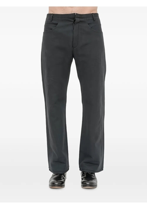 Label Under Construction belt-loop trousers - Black