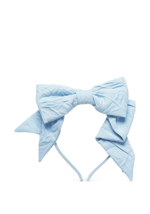 Ashley Williams bow-detail headband - Blue