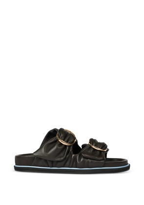 Paul Smith Camolin gathered sandals - Brown