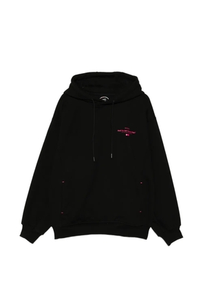 SONGZIO x ASSC logo-print hoodie - Black