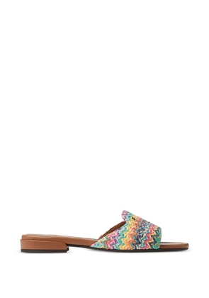 Jimmy Choo Dina woven flat sandals - Multicolour