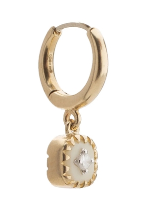 Pascale Monvoisin 9kt gold Pierrot diamond earring