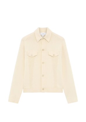 Lardini knited cotton jacket - Neutrals