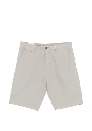 Myths side-pockets linen shorts - Neutrals