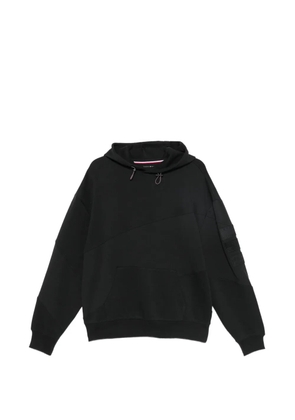 Tommy Hilfiger logo-patch panelled hoodie - Black