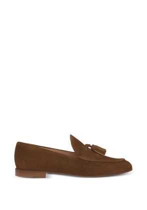 Gianvito Rossi tassel-detail loafers - Brown